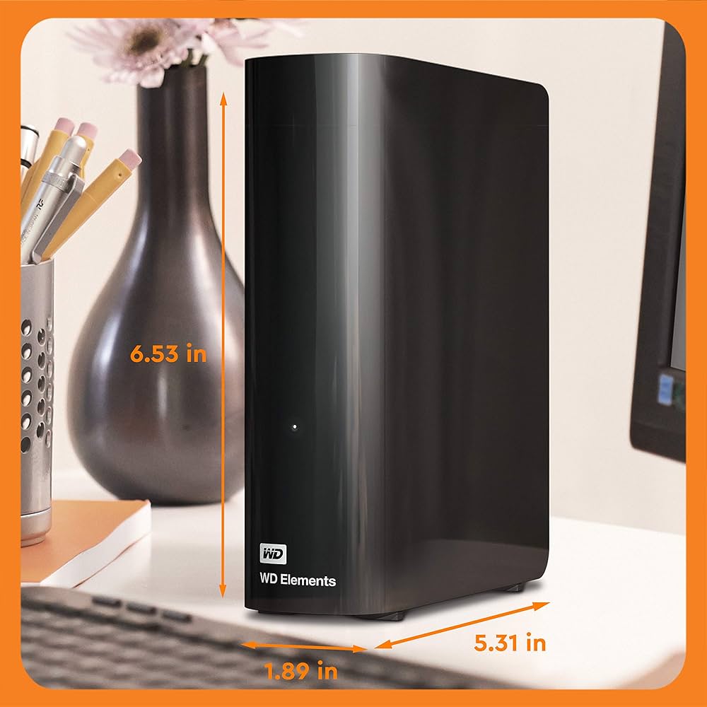 Amazon | WD 外付けハードディスク 6TB | 8TB Elements Desktop